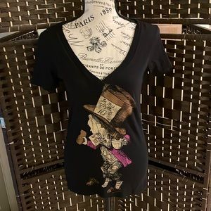 ALICE IN WONDERLAND | Mad Hatter Soft Junior Top - S